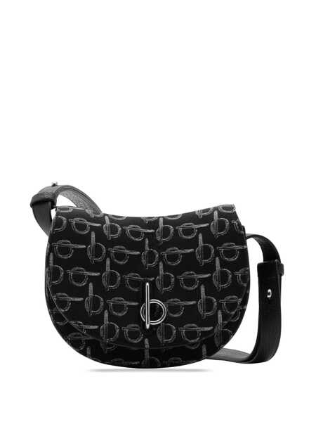 Genti tip postas Burberry Rocking Horse mini crossbody bag Black Femei (BM 17619387) 1