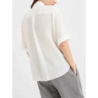 Camasi Brunello Cucinelli Dama - Camasi office Brunello Cucinelli Precious Buttonhole shirt White Femei (BM 17619576) - B-mall.ro