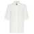 Brunello Cucinelli Crepe de chine shirt with Precious Buttonhole White