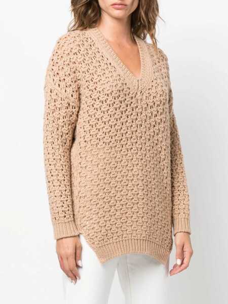 Pulovere casual Agnona Knitwear Beige Femei (BM 17619606) 3