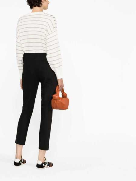 Pantaloni casual Brunello Cucinelli Trousers Black Femei (BM 17619627) 3