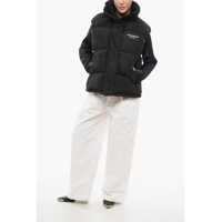 Geci Dolce & Gabbana Dama - Geci de iarna Dolce & Gabbana Sleeveless Down Jacket With Velcro Closure Black Femei (BM 17619997) - B-mall.ro