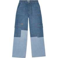 Blugi drepti Two-Tone Loose Fit Cargo Jeans 26Cm Femei