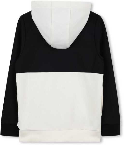 Cardigane Hugo Boss Zip-Up Cardigan Set With Shorts BLACK Baieti (BM 17620222) 2