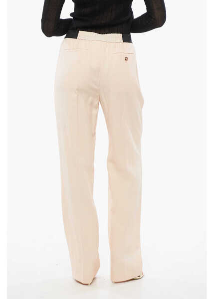 Rochii lungi Loulou Studio Boat Neckline Lightweight Cotton Martial Dress Pink Femei (BM 17620378) 2