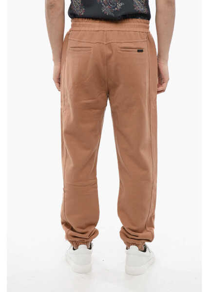 Pantaloni de trening Saint Laurent 4-Pocketed Jersey Sweatpants With Cuffs Brown Barbati (BM 17620381) 2