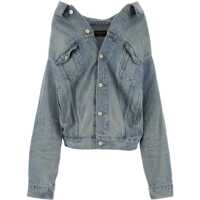 Geci de blugi Vintage Wash Unisex Denim Jacket Barbati