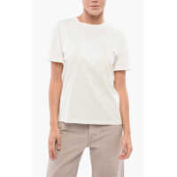Tricouri Cotton Under World Crew-Neck T-Shirt With Fringes Femei