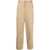 Kenzo Cotton Chinos Pants With Belt Loops Beige