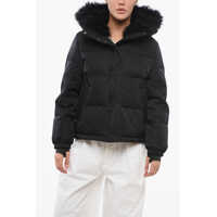 Geci de piele Monogrammed Ski Jacket With Fur Femei