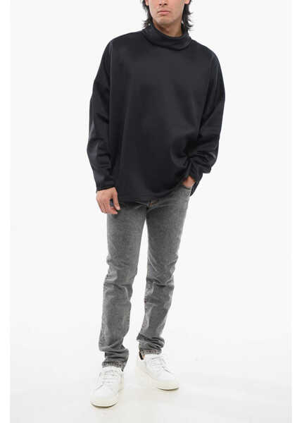 Pulovere FEAR OF GOD Turtleneck Tech Fabric Sweater Black Barbati (BM 17620453) 4