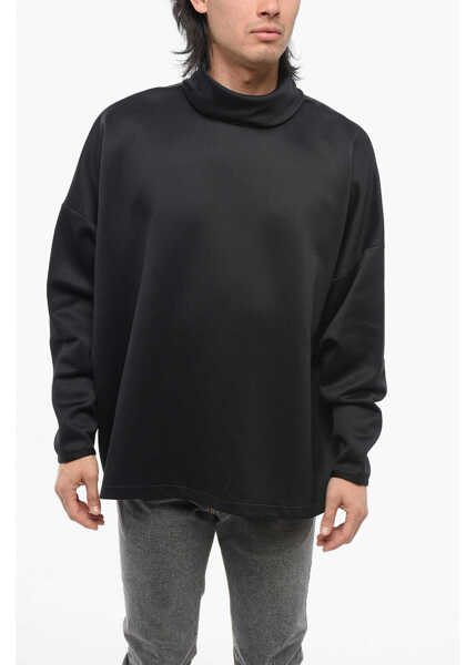 Pulovere FEAR OF GOD Turtleneck Tech Fabric Sweater Black Barbati (BM 17620453) 1