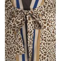 Pelerine Kaos Dama - Pelerine Kaos Kimono with animal print Brown Femei (BM 17620567) - B-mall.ro