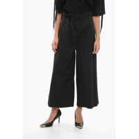 Pantaloni office High-Waist Double Pleats Poseidone Flared Pants Femei