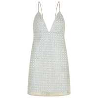 Rochii Rotate Birger Christensen 'Beaded A-Line Mini' Dress Femei