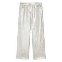 Pantaloni casual 'S Max Mara Malika Silver Trousers Clothing Femei