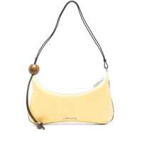 Genti de umar Jacquemus Le Grand Bisou Perle Leather Shoulder Bag Femei
