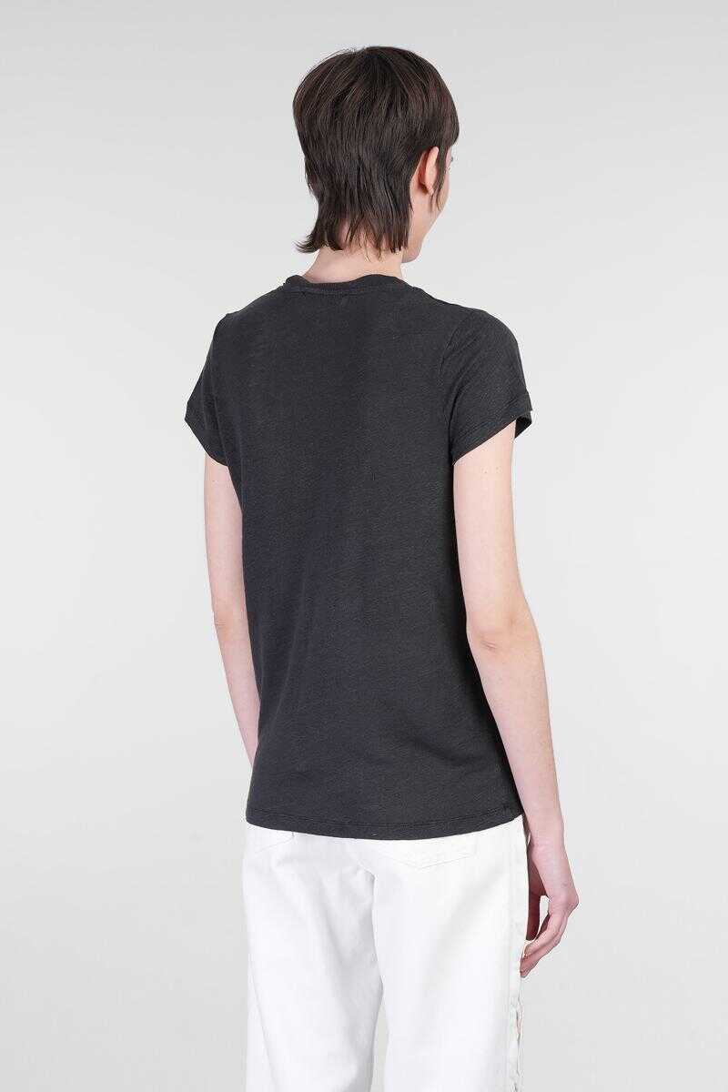 Tricouri IRO Iro Rodeo T-Shirt Black Femei (BM 17622138) 3