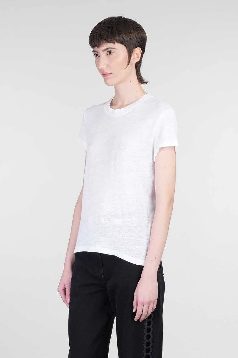 Tricouri IRO Iro Third T-Shirt WHITE Femei (BM 17622150) 4