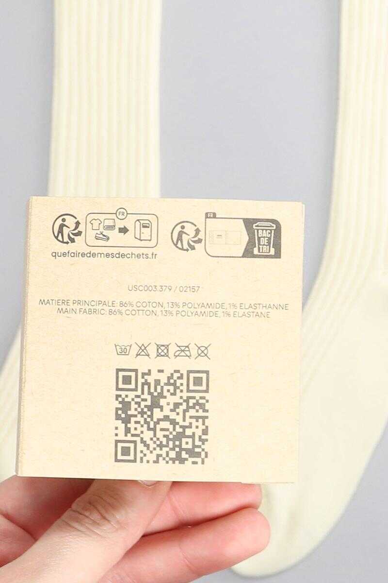 Sosete AMI Paris AMI Paris Socks Beige Femei (BM 17622198) 4