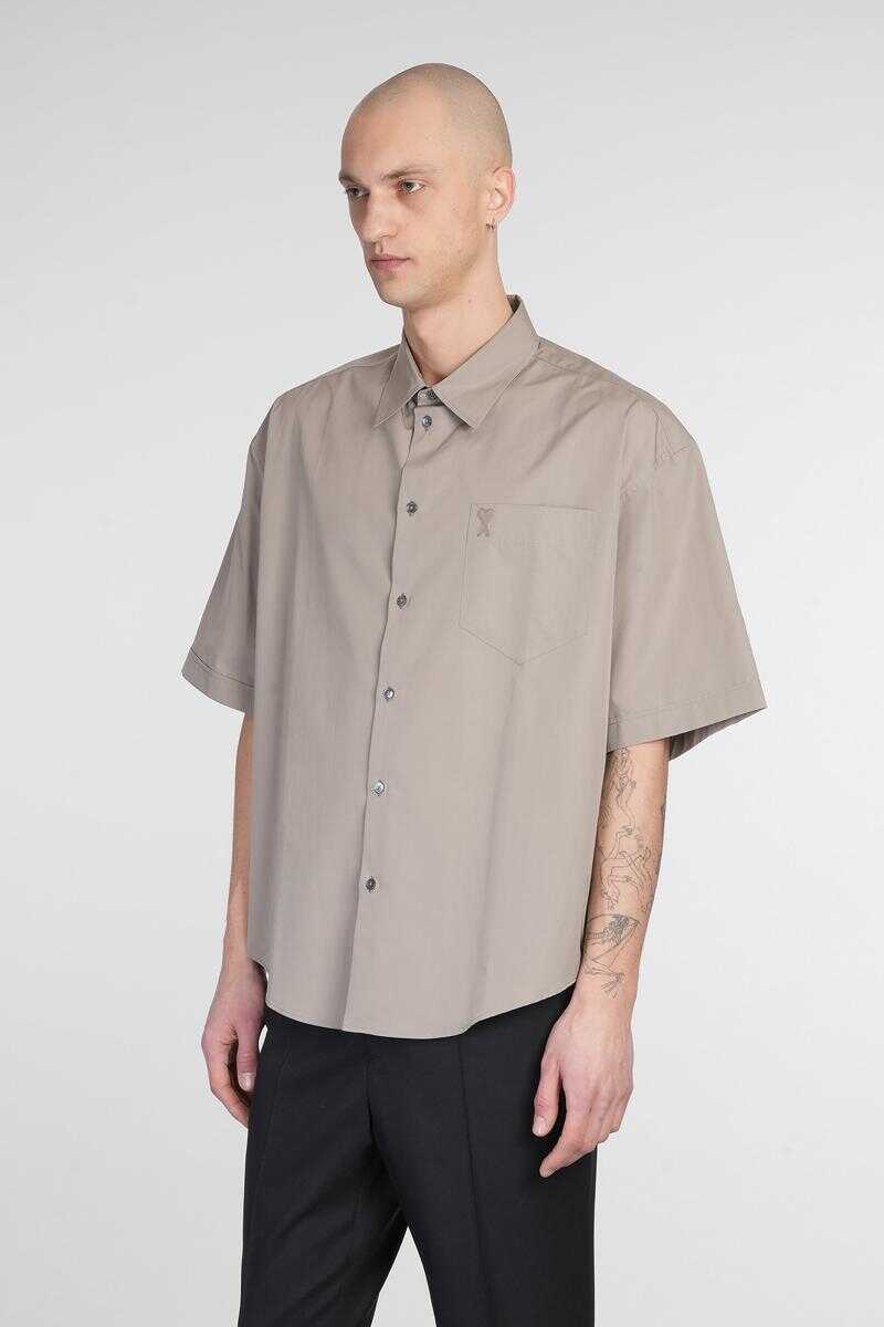 Camasi AMI Paris AMI Paris Shirt GREY Barbati (BM 17622258) 4