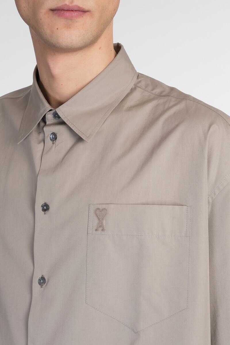 Camasi AMI Paris AMI Paris Shirt GREY Barbati (BM 17622258) 5