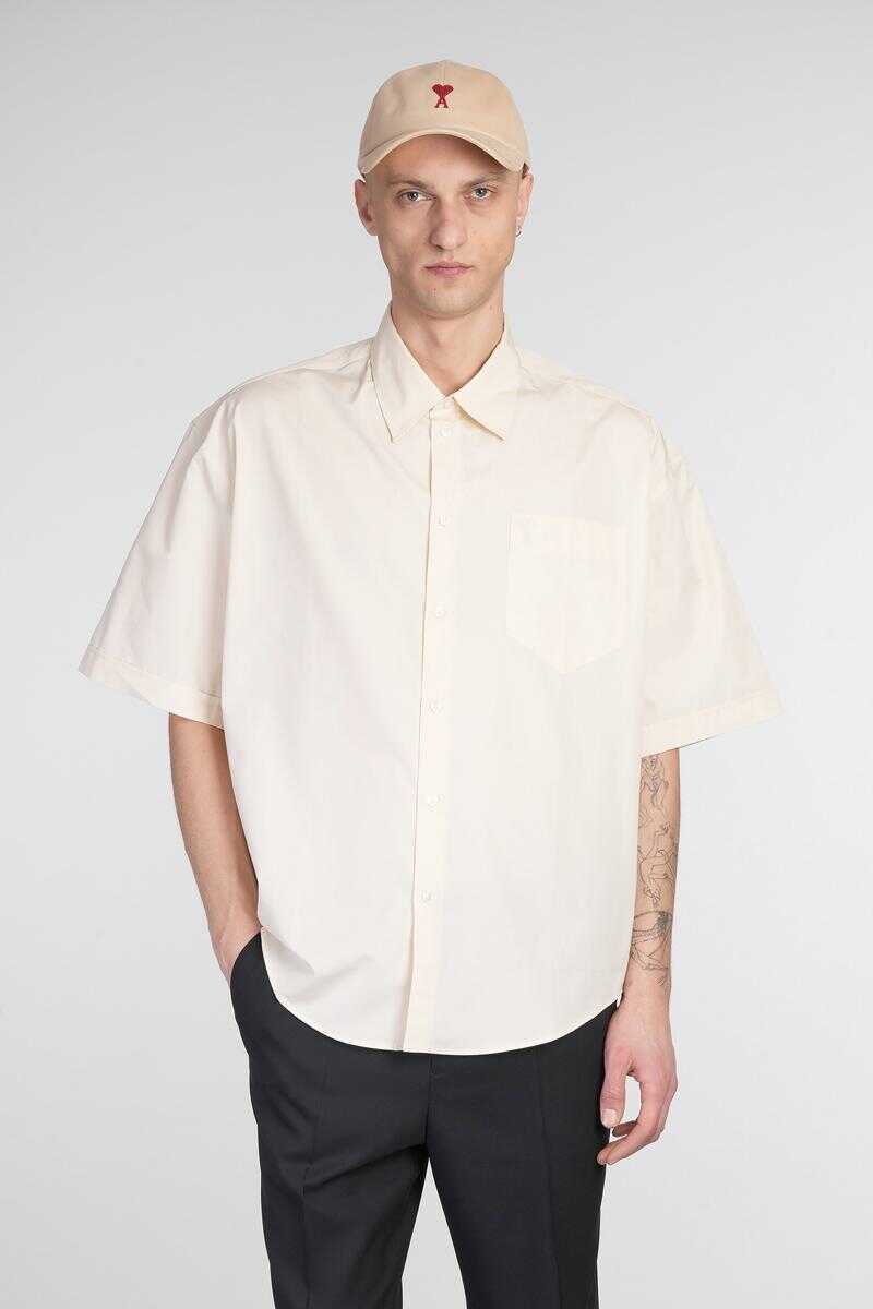 Camasi AMI Paris AMI Paris Shirt Beige Barbati (BM 17622261) 1