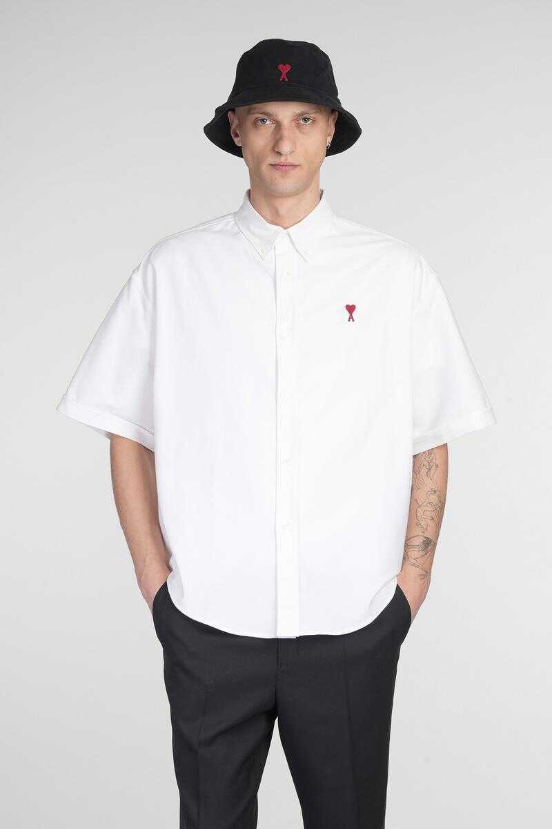 Camasi AMI Paris AMI Paris Shirt WHITE Barbati (BM 17622264) 1