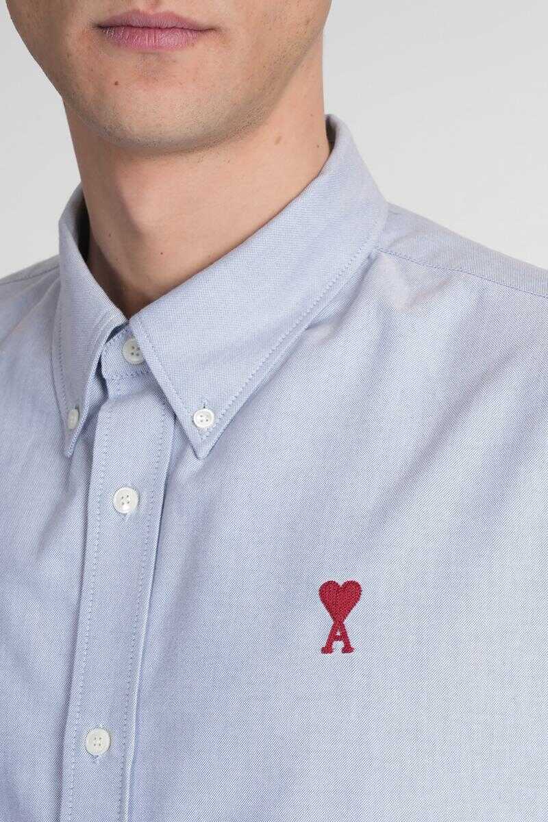 Camasi AMI Paris AMI Paris Shirt BLUE Barbati (BM 17622267) 5