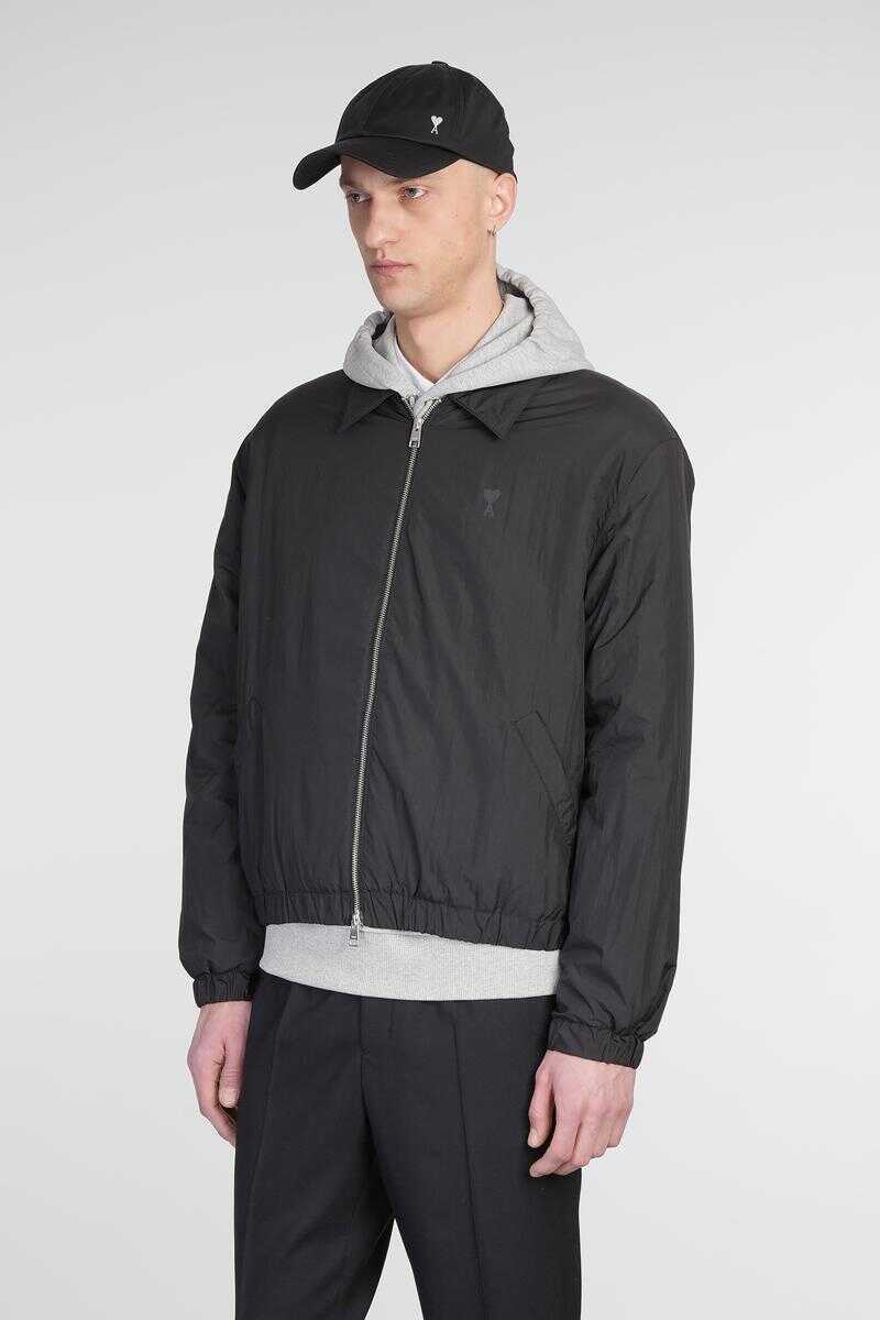 Bomber jacket AMI Paris AMI Paris Bomber Jacket Black Barbati (BM 17622294) 4