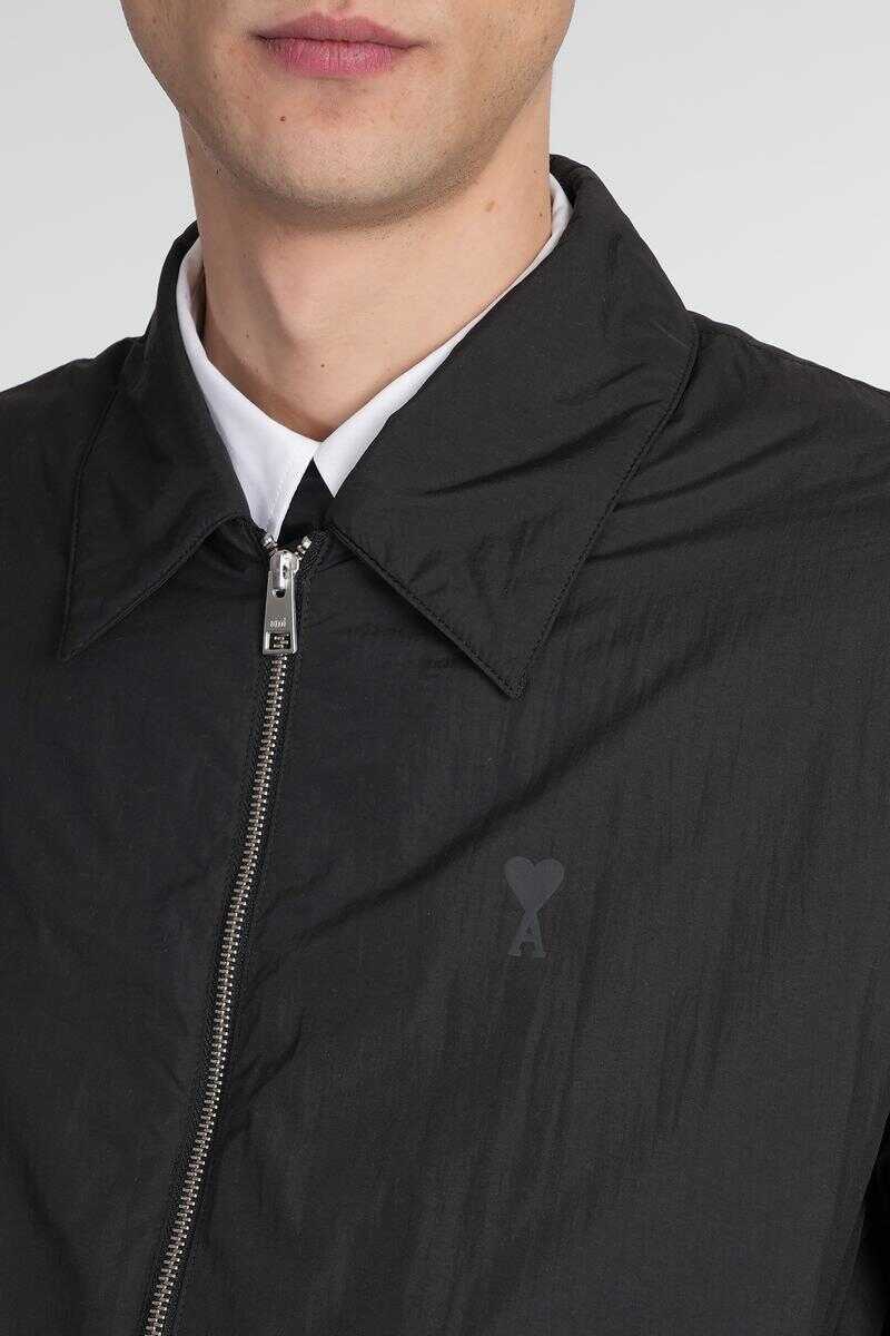 Bomber jacket AMI Paris AMI Paris Bomber Jacket Black Barbati (BM 17622294) 5