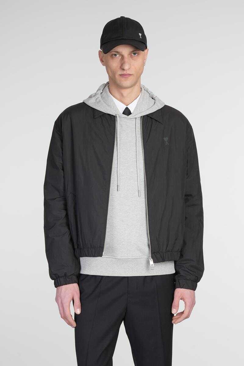 Bomber jacket AMI Paris AMI Paris Bomber Jacket Black Barbati (BM 17622294) 1