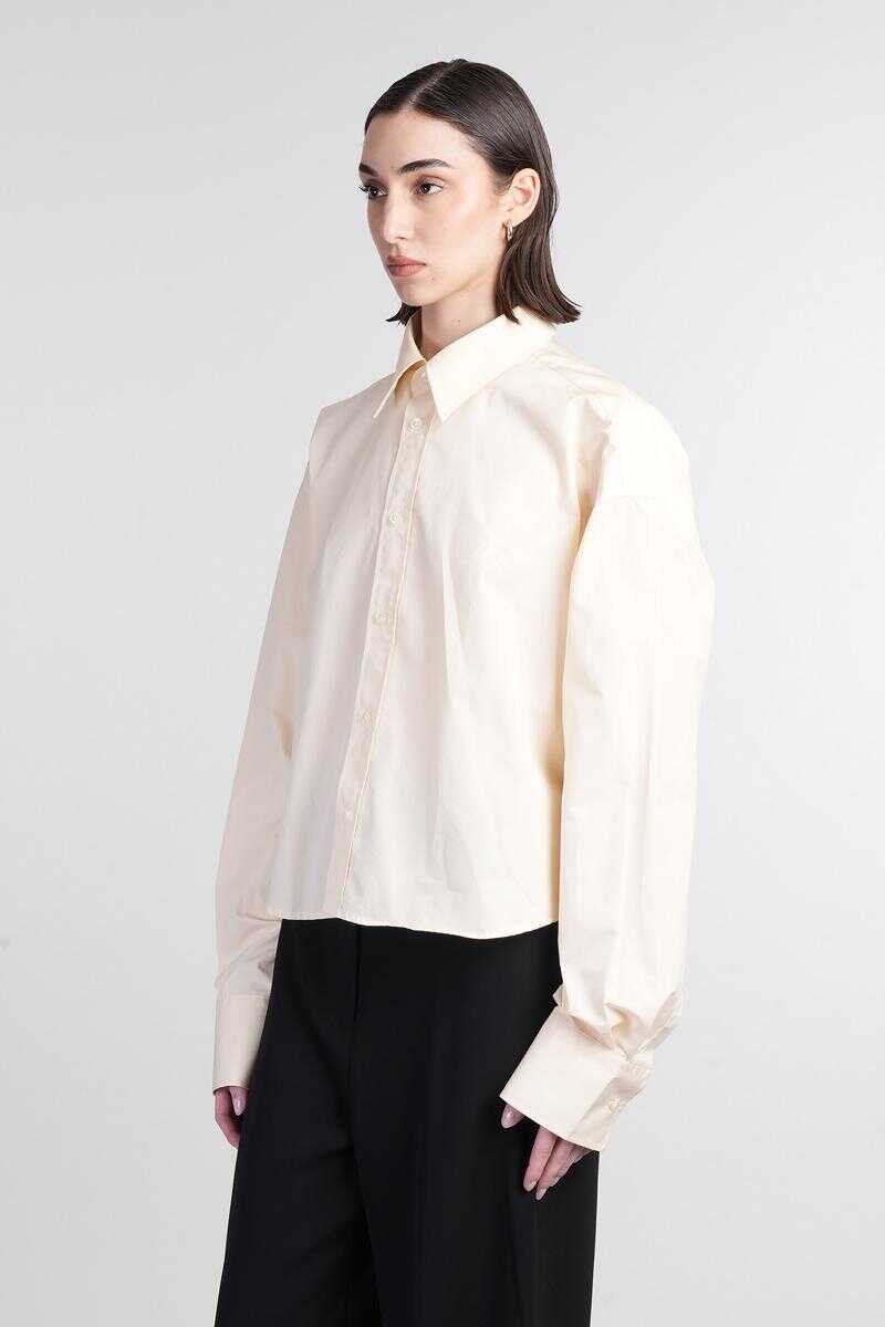 Camasi AMI Paris AMI Paris Shirt Beige Femei (BM 17622309) 4