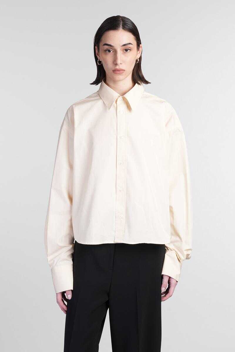 Camasi AMI Paris AMI Paris Shirt Beige Femei (BM 17622309) 1
