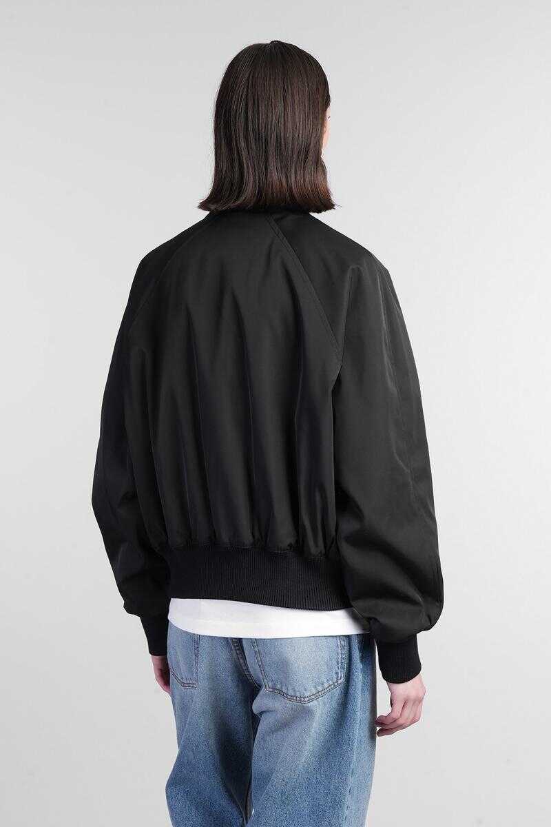 Bomber jacket AMI Paris AMI Paris Bomber Jacket Black Femei (BM 17622318) 3