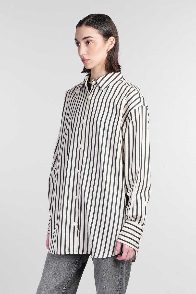 Camasi ANINE BING Anine Bing Plaza Shirt Beige Femei (BM 17622369) 4