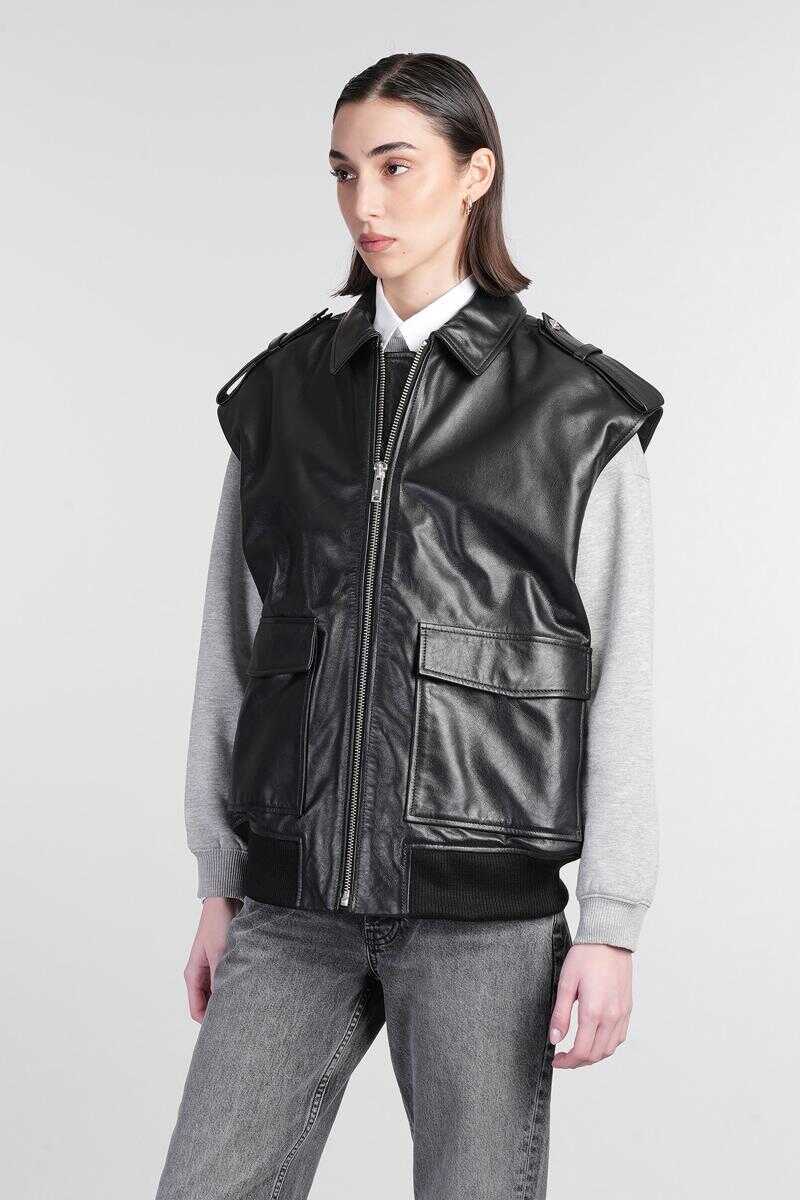 Geci ANINE BING Anine Bing Sonnie Vest Black Femei (BM 17622372) 4