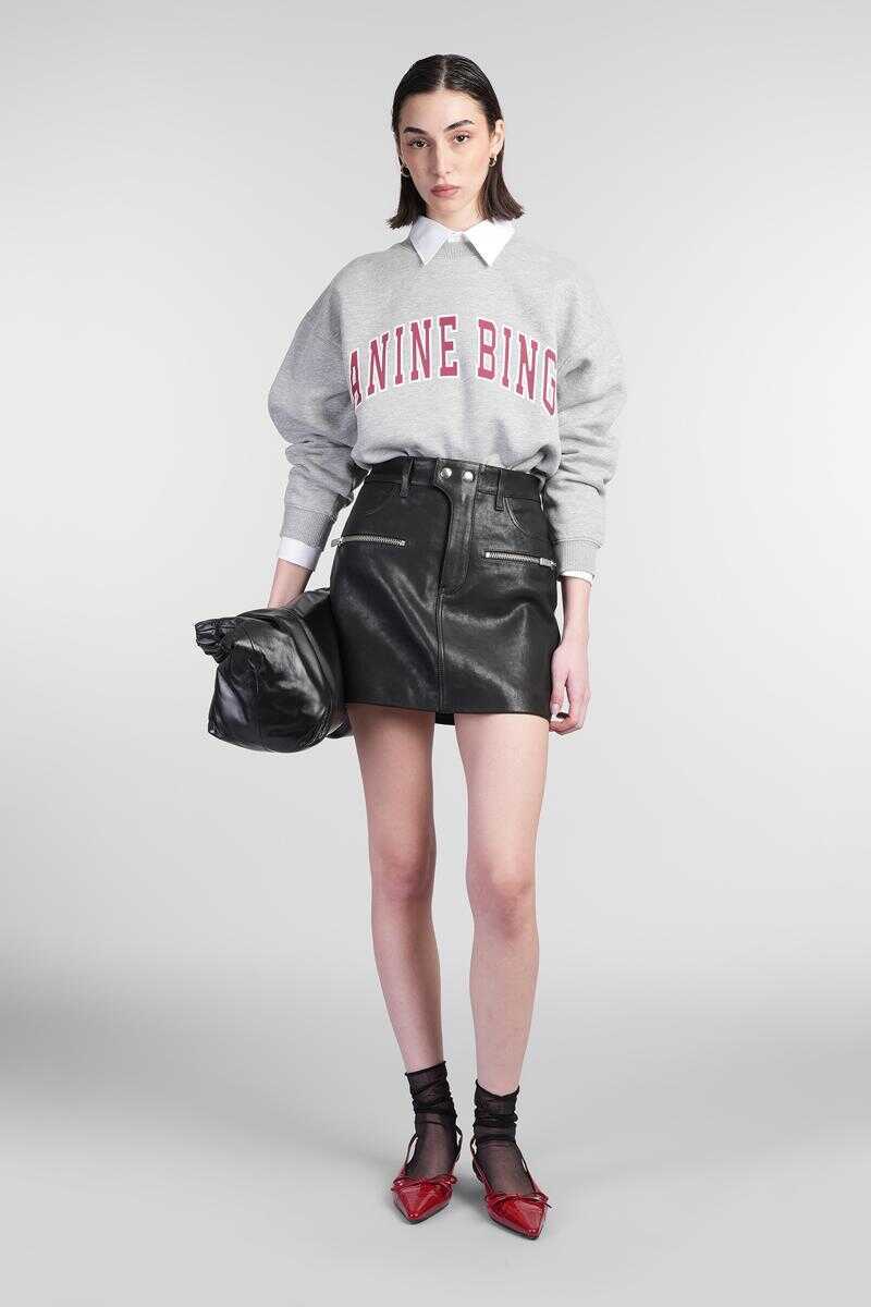 Fuste ANINE BING Anine Bing Steel Skirt Black Femei (BM 17622375) 2
