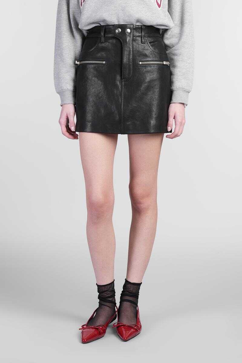 Fuste ANINE BING Anine Bing Steel Skirt Black Femei (BM 17622375) 1