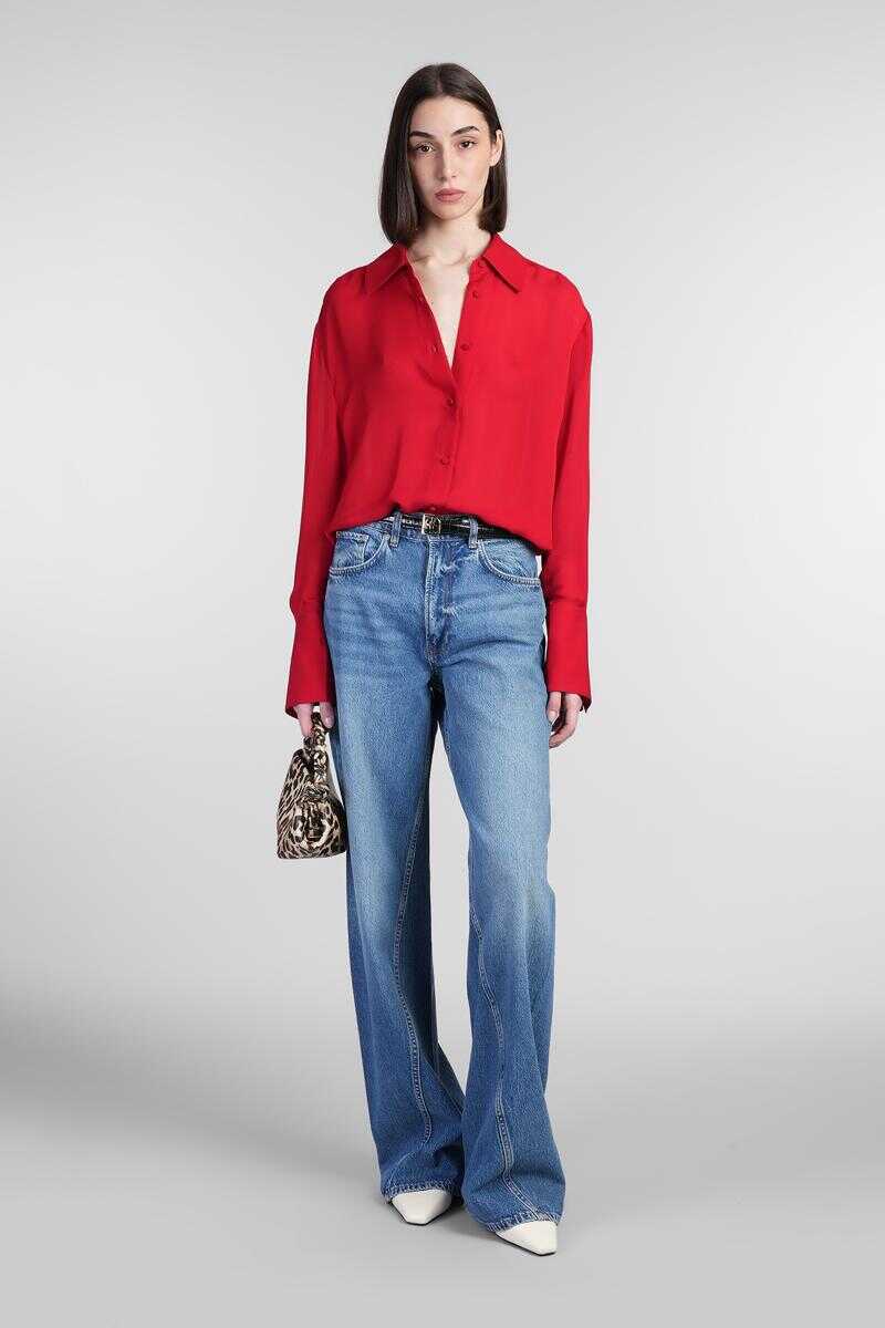Camasi ANINE BING Anine Bing Bridget Shirt RED Femei (BM 17622399) 2