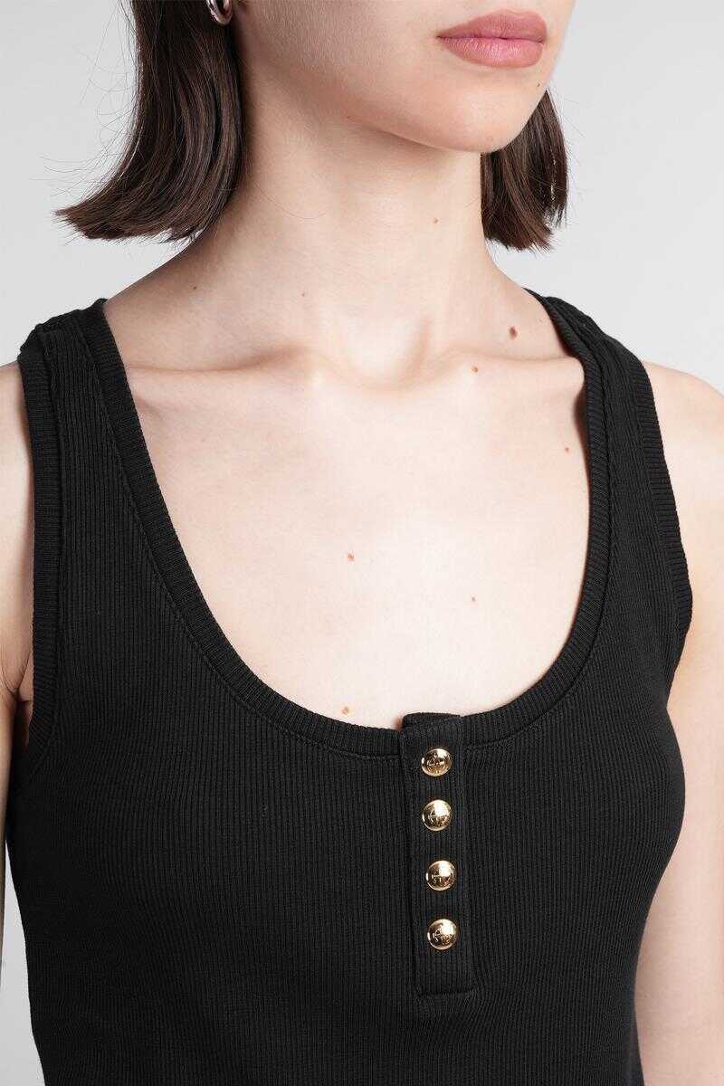 Topuri ANINE BING Anine Bing Alessia Tank Top Black Femei (BM 17622414) 5