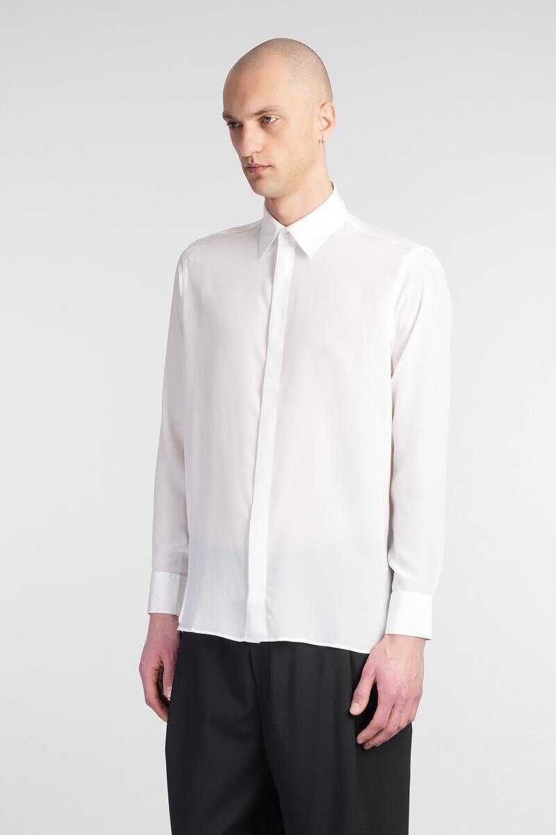 Camasi LANEUS Laneus Shirt WHITE Barbati (BM 17622510) 4