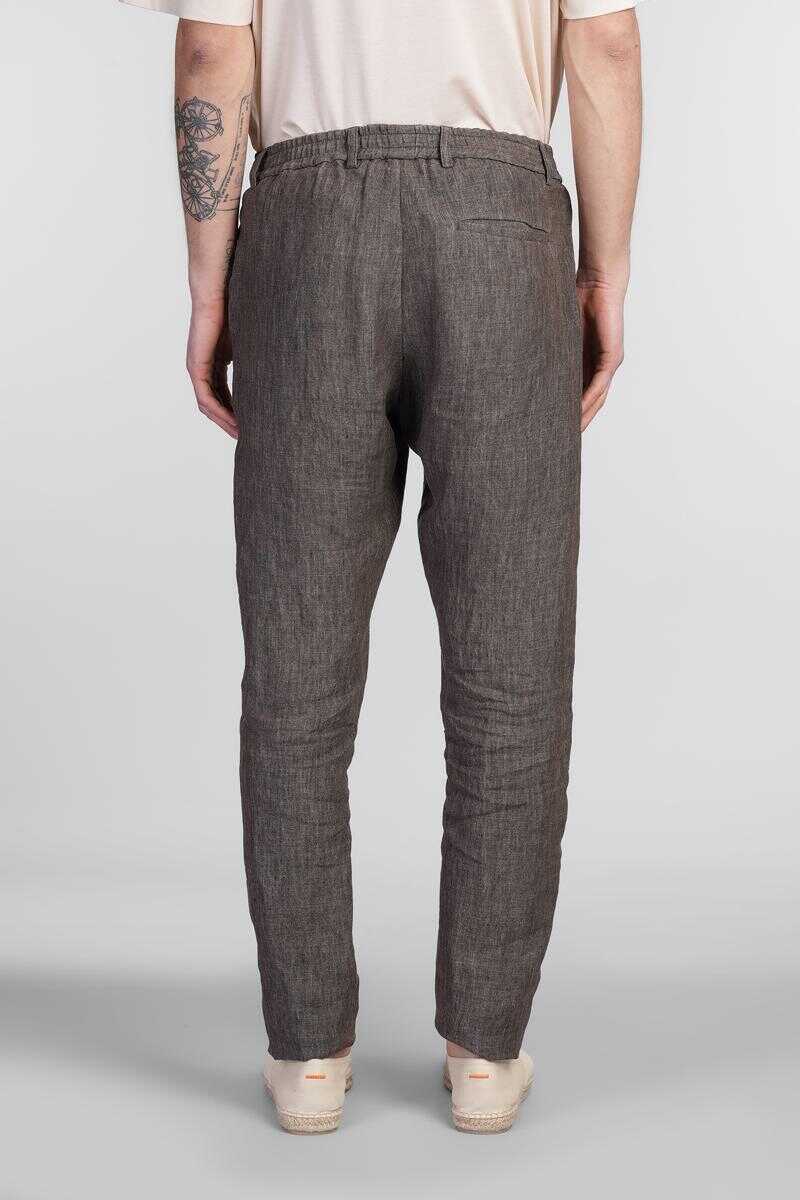 Pantaloni Emporio Armani Emporio Armani Pants BROWN Barbati (BM 17622528) 3