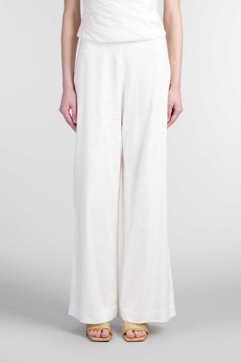 Pantaloni casual CULT GAIA Cult Gaia Kora Pants WHITE Femei (BM 17623065) 1