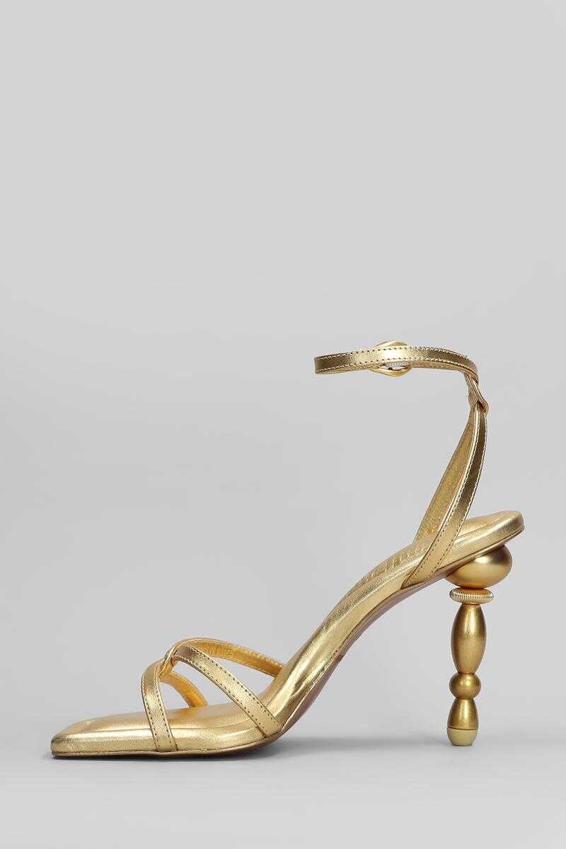 Sandale CULT GAIA Cult Gaia Maddie Sandals GOLD Femei (BM 17623137) 3