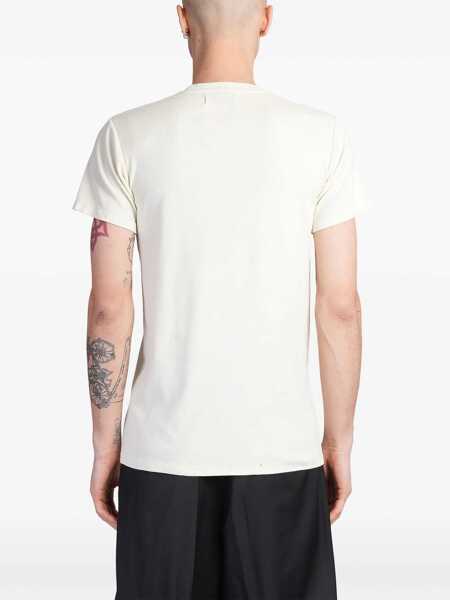 Tricouri PAURA Paura Beru T-Shirt Beige Barbati (BM 17623179) 4