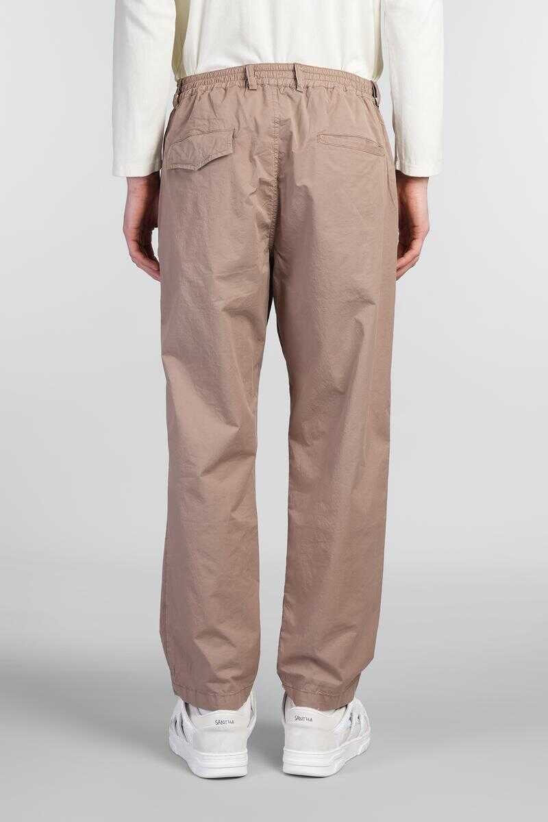 Pantaloni PAURA Paura Gerard Pants BROWN Barbati (BM 17623194) 3