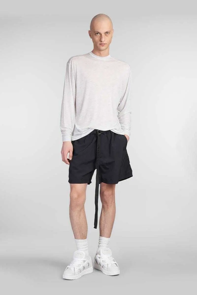Pantaloni PAURA Paura Harlem Shorts Black Barbati (BM 17623200) 2