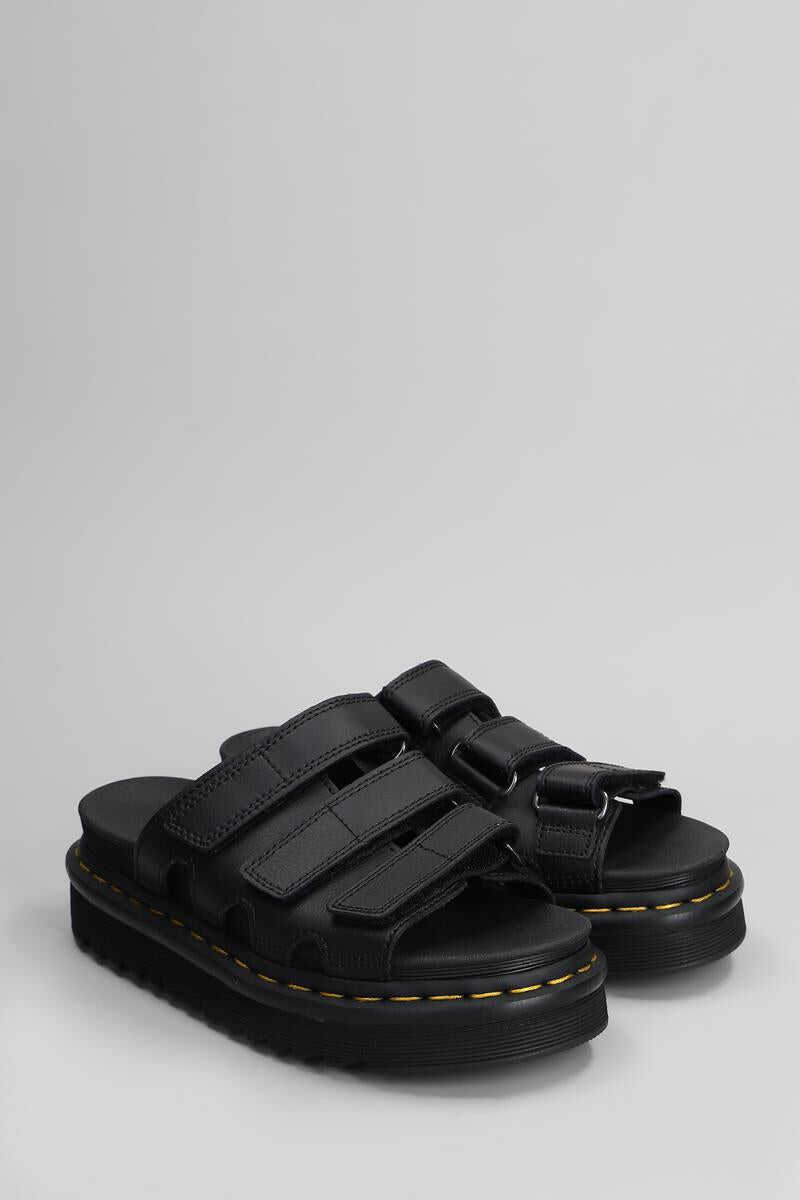 Sandale Dr. Martens Dr. Martens Raine Slide Slipper-Mule Black Femei (BM 17623227) 2