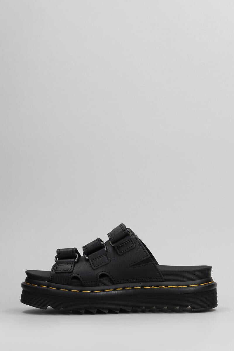 Sandale Dr. Martens Dr. Martens Raine Slide Slipper-Mule Black Femei (BM 17623227) 3